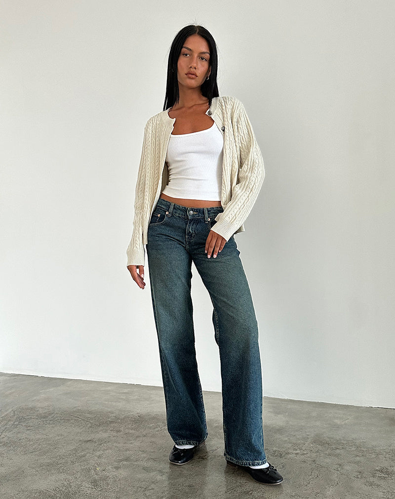 Low Rise Parallel Jeans